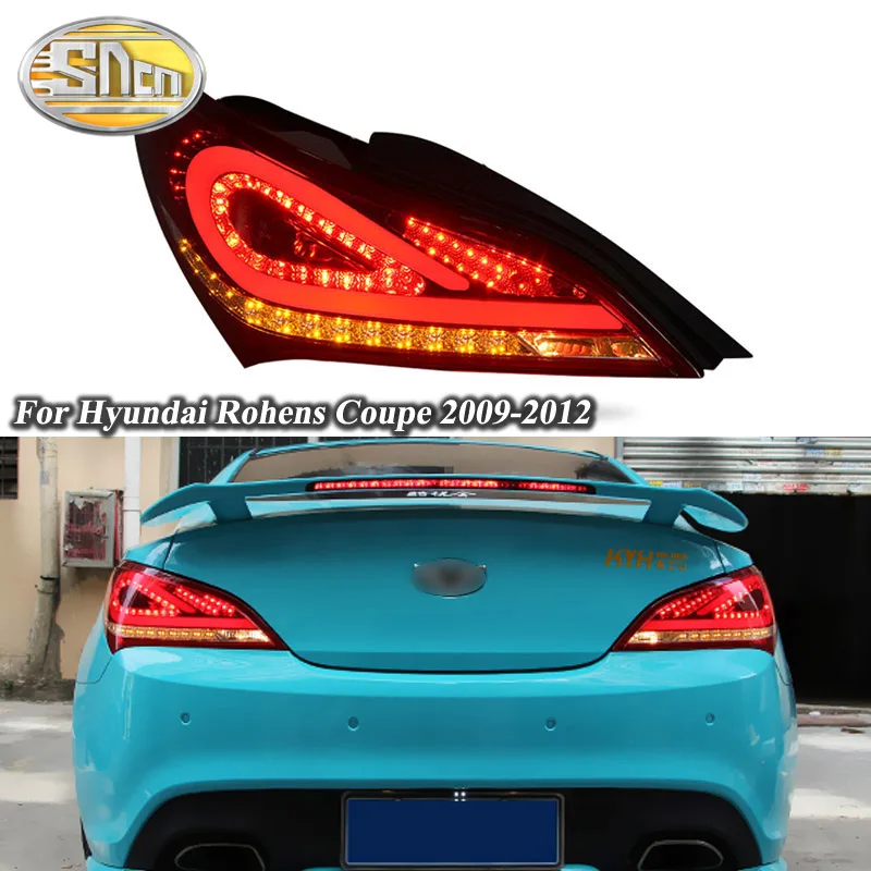 Автомобильный Стайлинг задний светильник s для Hyundai Rohens Coupe светодиодный