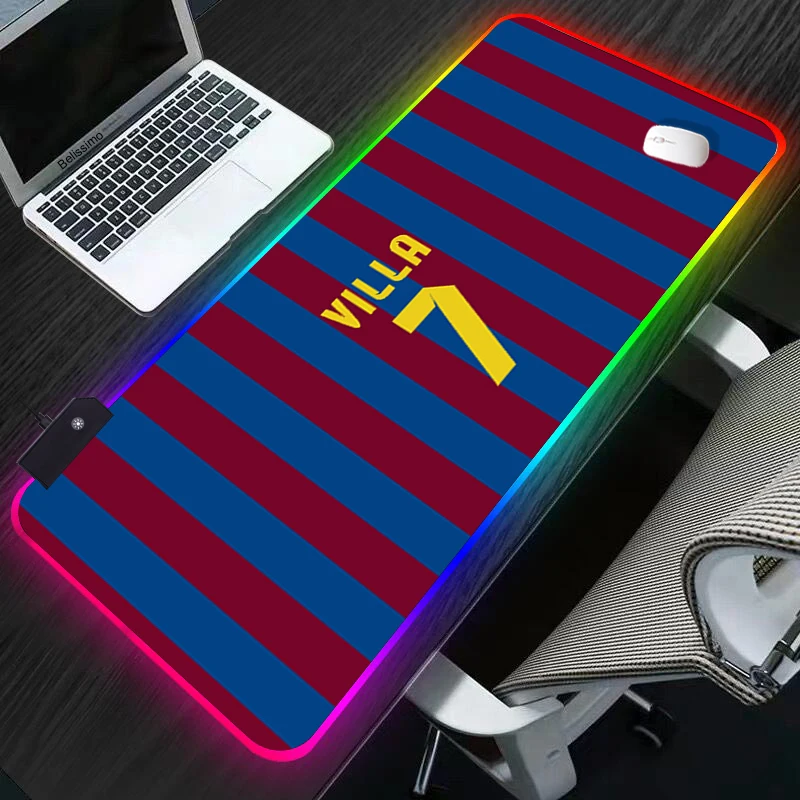 

Football team jersey Mouse Pad Extended Computer Mat Game Mousepad Gamer Office Keyboard Pad RGB Mause Pad Non-slip Waterproof
