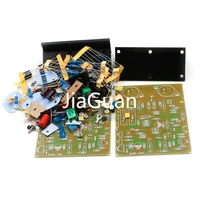 1 pair diy kit clone quad405 100w100w 8r dual channel power amp amplifier board with angle aluminum 2pcs boards