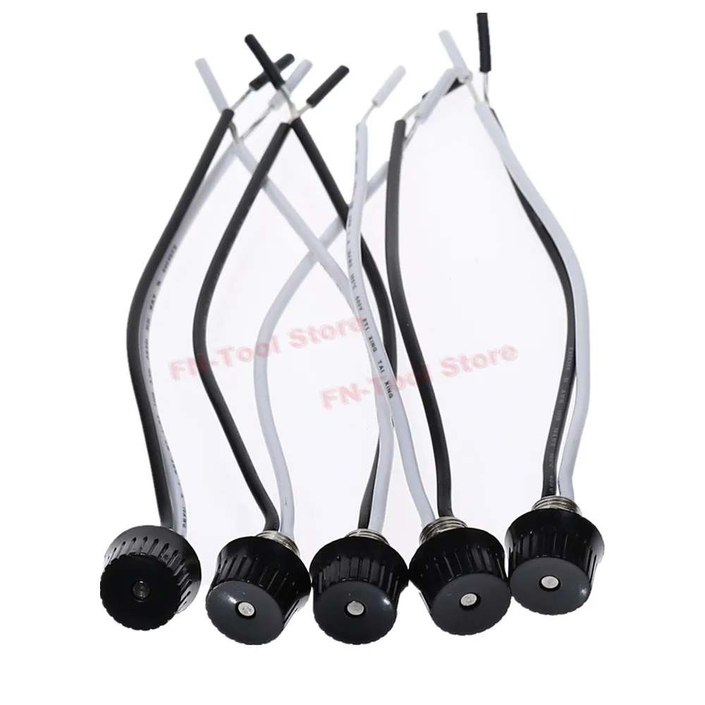 5 шт. поворотные однополюсные переключатели вкл./выкл. С двумя проводами 4 &quot18AWG А