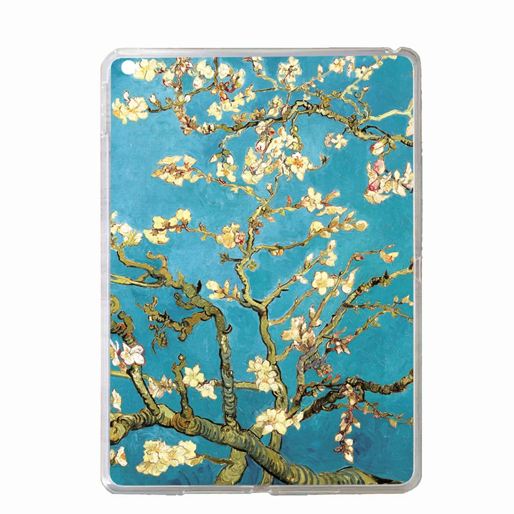 Мягкий чехол из ТПУ для Apple iPad 10,2(7th поколения) A2200 A2198 A2232 10,2-дюймовый печати силиконовый защитный чехол с подставкой