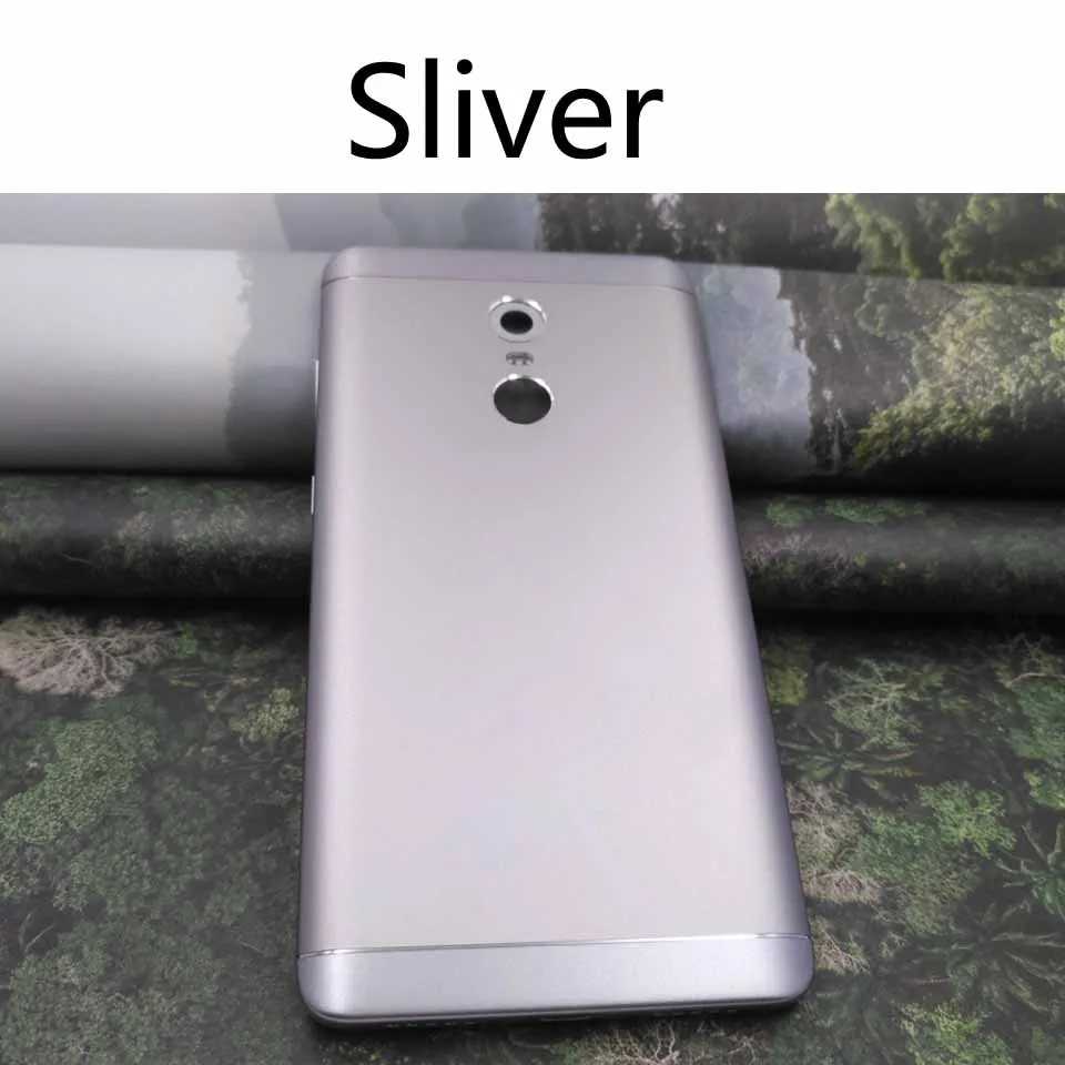 Sliver-No tool Note4X задняя крышка батарейного отсека для Xiaomi Redmi Note 4x задняя крышка батарейного отсека чехол на заднюю крышку корпус замена корпуса - Цвет: Sliver-No tool