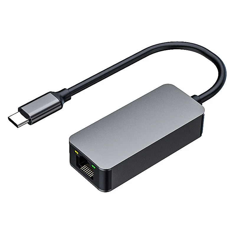 Сетевой адаптер USB C Ethernet к RJ45 для ноутбука Macbook Pro Samsung 2 5G Сетевая карта |
