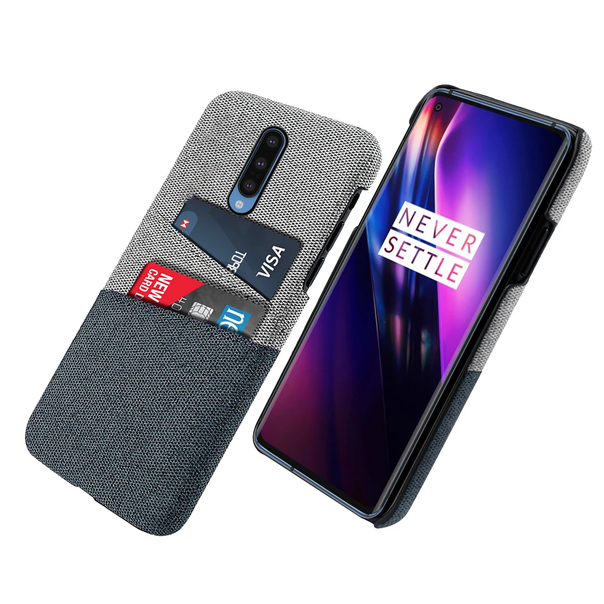 Чехол для OnePlus 8 Pro тонкий защитный Матовый Жесткий тканевый чехол из