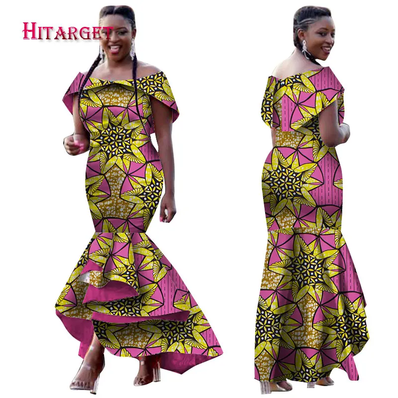 Hitarget 2020 осенние африканские платья для женщин Дашики Анкара традиционная одежда