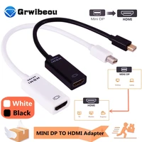 4k2k mini displayport to hdmi compatible cable 4k tv projector mini dp display port to hdmi converter for apple macbook air pro
