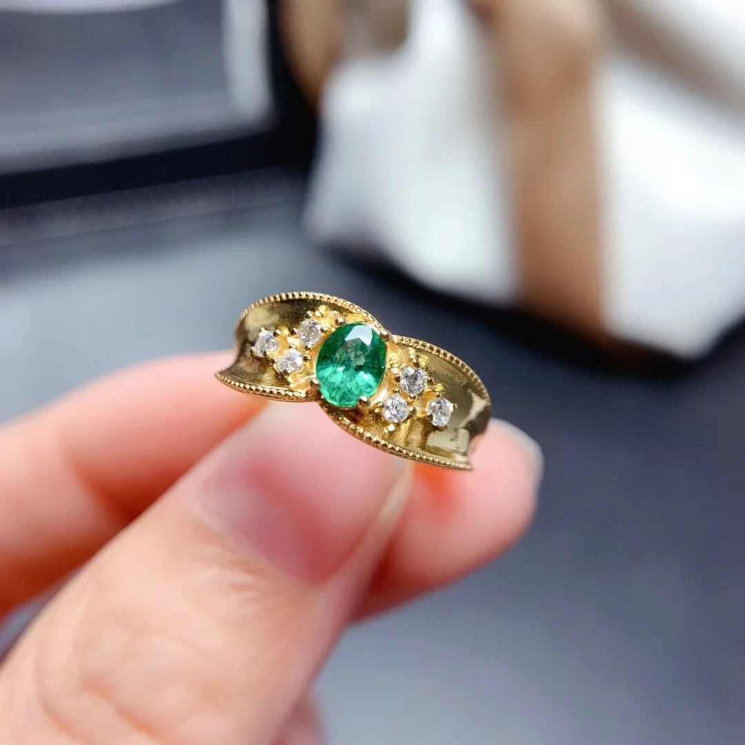 

Высокое качество женский Юбилей ювелирные изделия 100% стихийных бедствий и реальные Изумрудное кольцо 925 пробы Серебряное кольцо