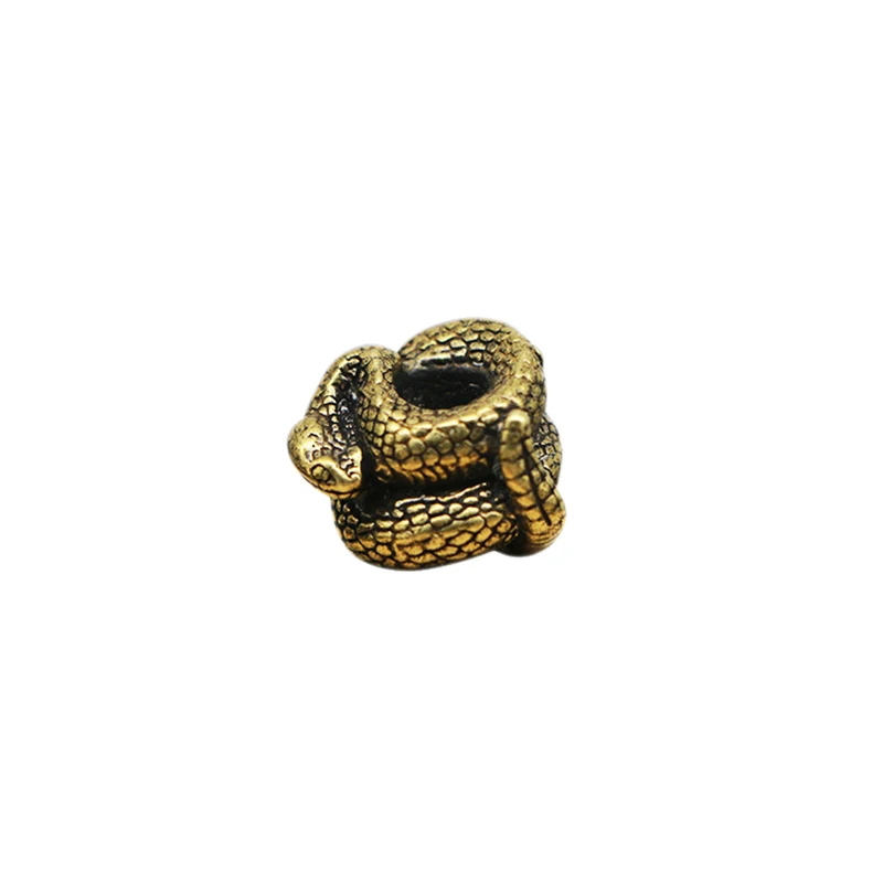 Винтажные латунные подвески в виде змеиного ножа для брелок ювелирный