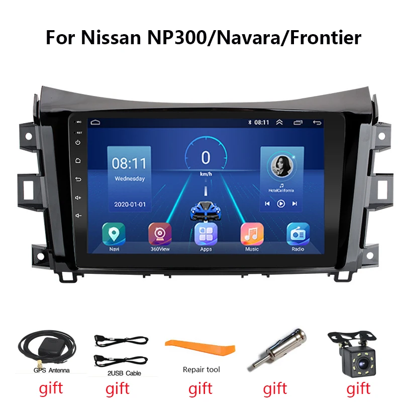 

Автомагнитола 2 Din, 9 дюймов, Android, для Nissan NP300/Navara/Frontier, автомобильная стереосистема Carplay, 4G, LET, GPS-навигация, BT, аудиоплеер
