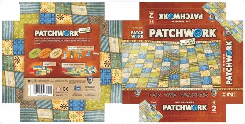 Лоскутная настольная игра 2 игрока Семья/вечерние лучший подарок для детей Битва Игра Крытый развлечения