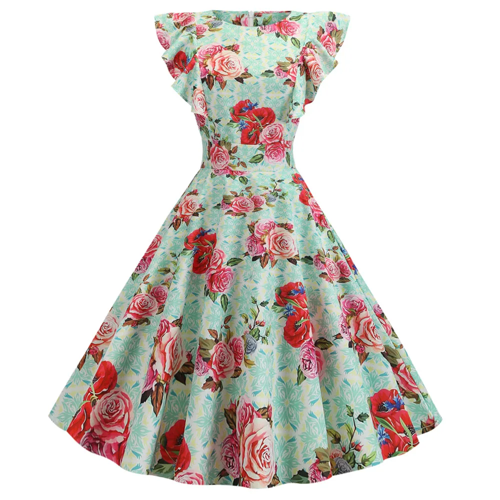 Wipalo/винтажное платье с цветочным принтом без рукавов в стиле пэчворк