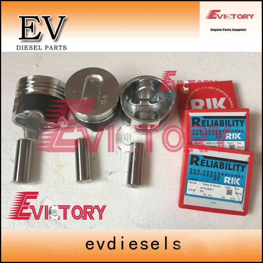 

Поршень и поршневое кольцо для экскаватора MITSUBISHI K3C STD