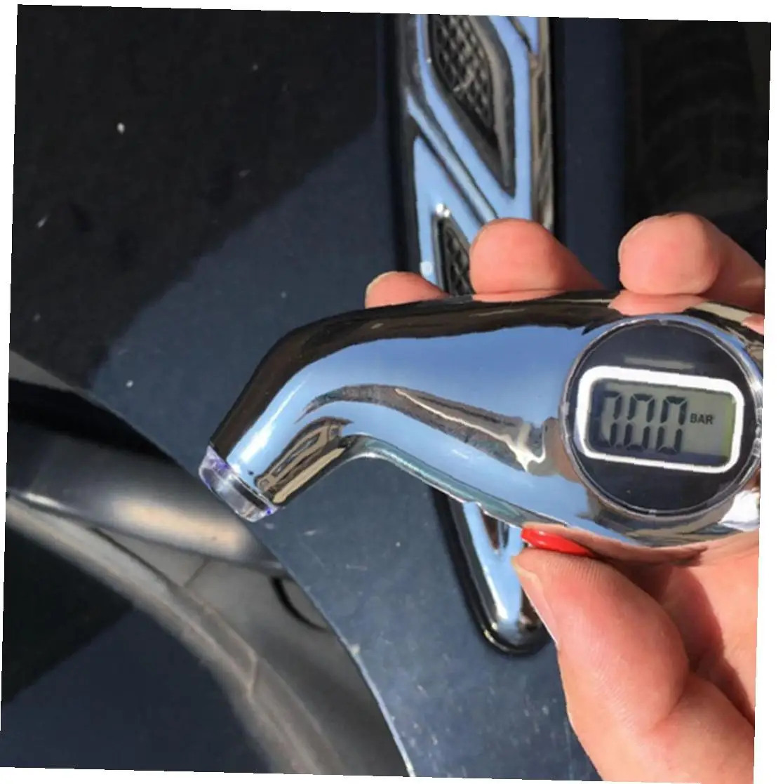 Цифровой датчик давления в шинах Высокоточный ЖК-дисплей с подсветкой