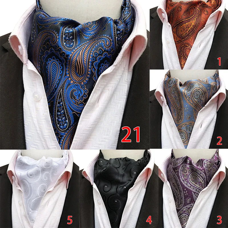 Британский стиль галстук высокое качество для мужчин ретро узор рубашка Пром