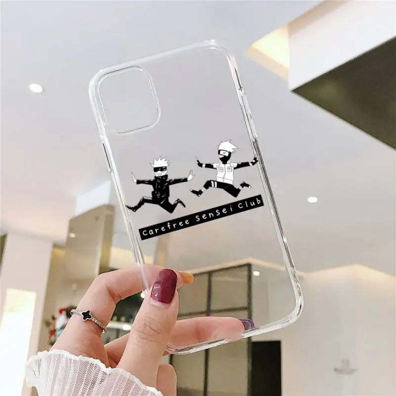 

Jujutsu Kaisen Phone Case Clear Transparent for iPhone 11 12 mini pro XS MAX 8 7 6 6S Plus X 5S SE XR 2020