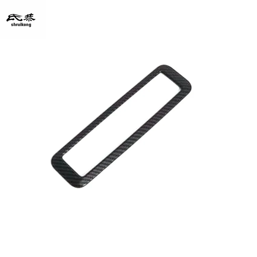 

1PC ABS Carbon Fiber Grain Rear Air Conditioning Switch Decoration Cover For 2019 2020 Toyota HIACE 300