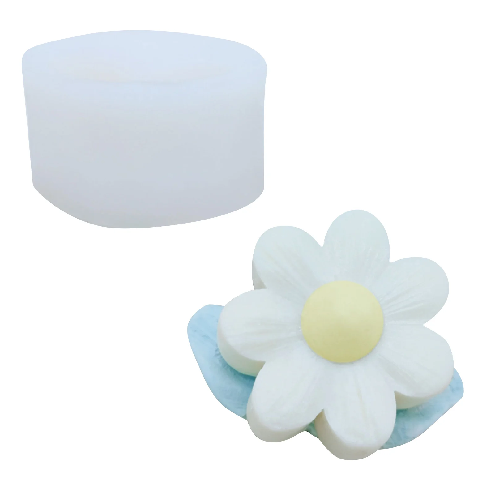 

Candle Mold DIY 3D Daisy Silicone Mould Mineral Scented Stone Scented Candle Making Silicone Molds Dropshipping Wholesale