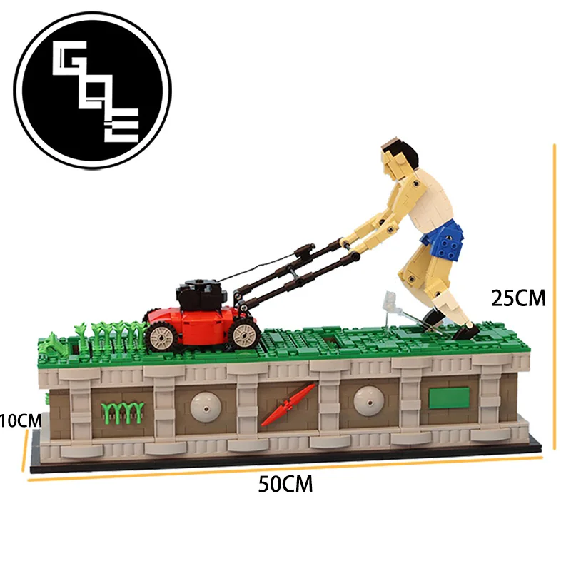 

Creative Ideal Weeding Man DIY Action Figure Model MOC 10820 With Motor Intelligent Building Blocks Bricks Toys For Kids Gifts