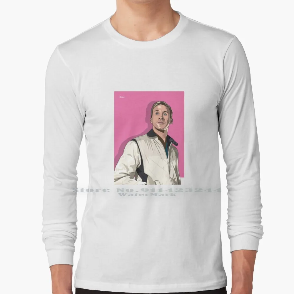 

Drive Long Sleeve T Shirt Tee Drive Movie Ryan Reynolds Drive Movie Pink