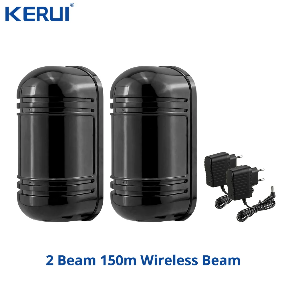 Наружный детектор с 2 лучами 100 м 433 МГц беспроводной водонепроницаемый