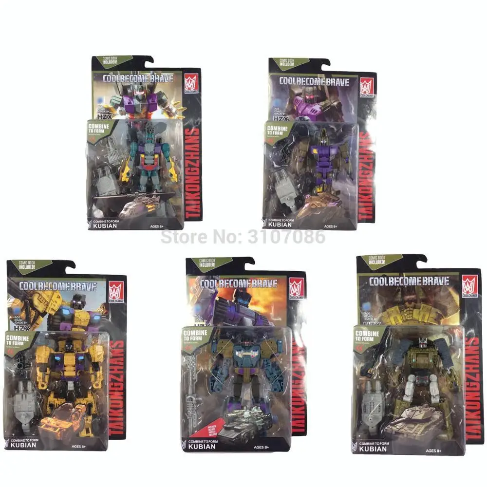 HZX преобразования защитник и Bruticus мод 5 в 1 5IN1 комплекты войны команда КО Коллекция