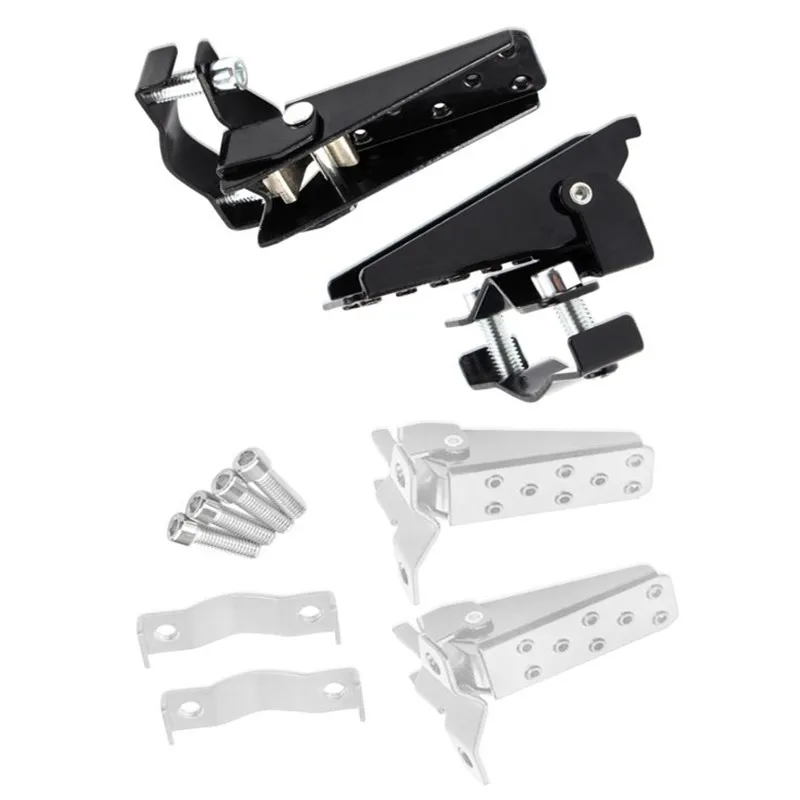 Высококачественные черные стальные мотоциклетные запчасти подножки складные