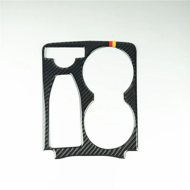 Углеродное волокно автомобильный центральный мультимедийный ручной стаканчик