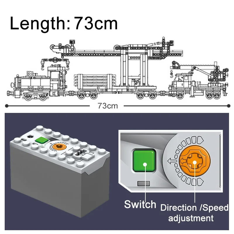 

LED Electric Train Set Technic City Model Building Blocks 1270 Pcs Bricks Boy Birthday Christmas Gift Kids RC Toys For Children
