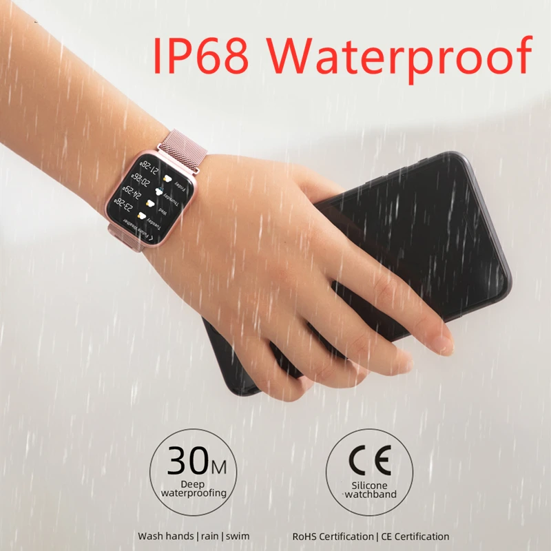 IP68 Водонепроницаемый P80 Смарт-часы Спорт Фитнес Пульс Bluetooth браслет сообщение напоминание смарт-браслет для Xiaomi Iphone huawei
