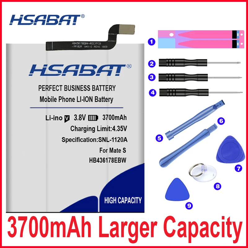 HSABAT высокое Ёмкость HB436178EBW Батарея для HUAWEI Коврики S CRR-CL00 CRR-UL00 CRR-L09 CRR-L13 CRR-L23 CRR-CL10