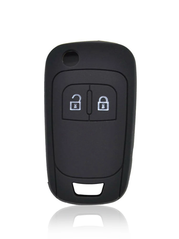 Силиконовый чехол для автомобильного ключа с 2 кнопками Opel Astra Corsa Zafira Mokka Remote Fob |
