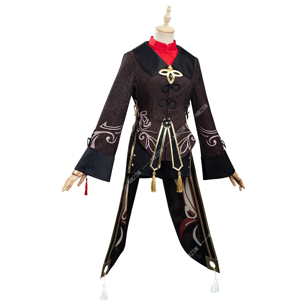

GAME Genshin Impact Hu Tao Cosplay Costume Outfit Uniform Halloween Carnival Suit