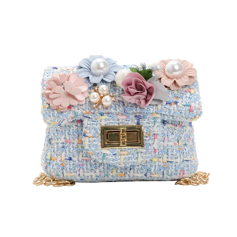 Милые сумки на плечо для девочек с жемчужинами и цветами, вязаная мини-сумка, розовые сумки через плечо для женщин, винтажный вечерний клатч,... от AliExpress WW