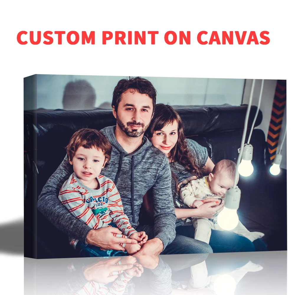 Пользовательские холст печать с вашими фотографиями персонализированные стены