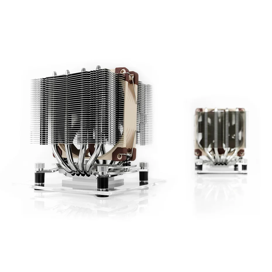 Noctua NH-D9L 4 heatpipe двойная башня радиатор компьютера CPU кулер NF-A9 PWM вентилятор Cooing для