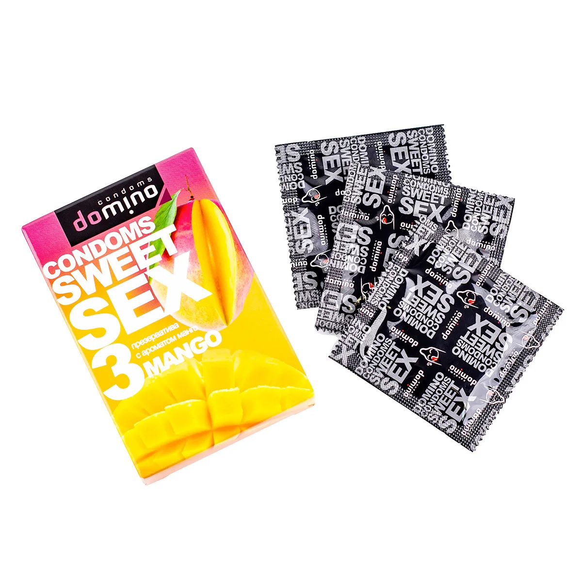 Презервативы DOMINO SWEET SEX Mango комплект из 3 упаковок