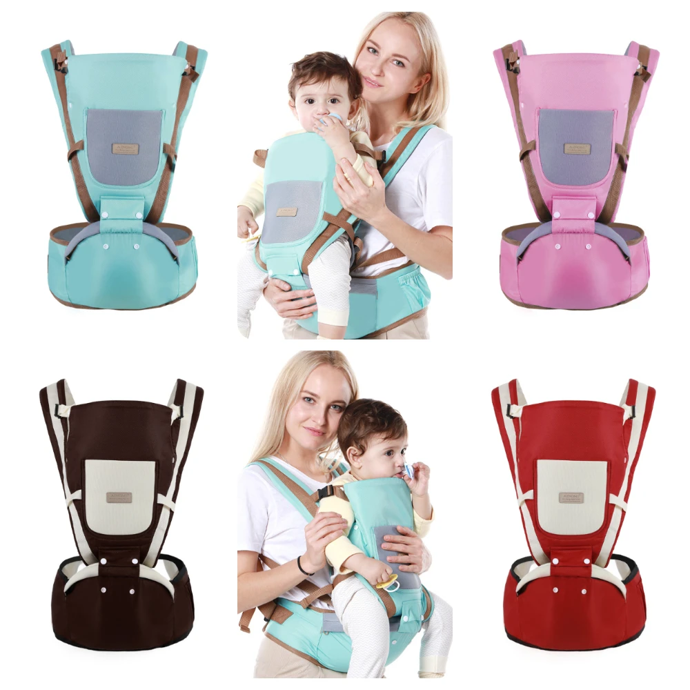 

Multi-functional Baby Carrier Baby Waist Stool Front and Back Dual Use BABY Waist Stool Holding Belt Embrace Travel Baby Taking