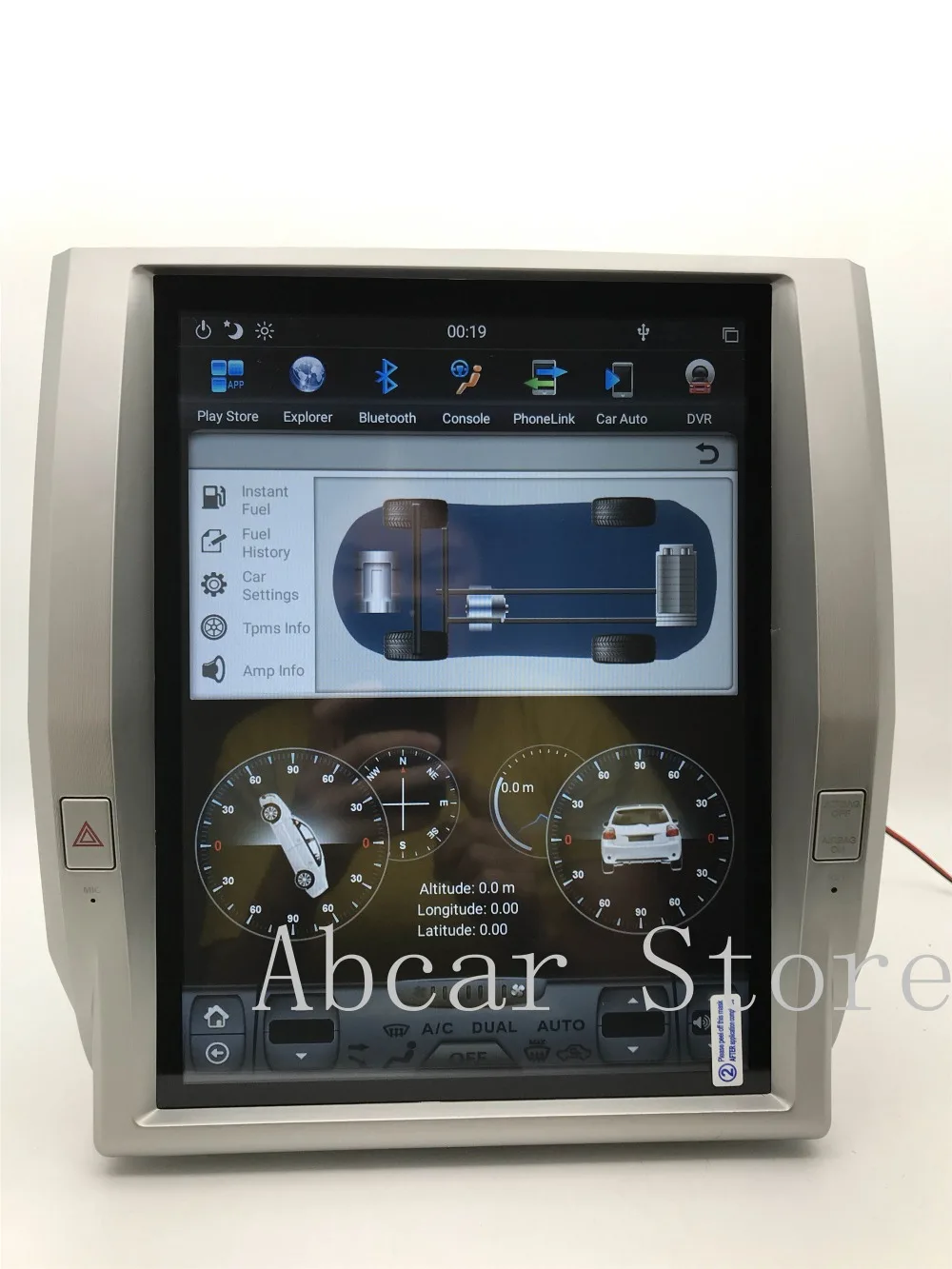 12,1 ''Tesla стиль Android 8,1 автомобильный dvd-плеер gps навигация для Toyota tundra 2011- PX6 стерео Мультимедиа радио рекордер