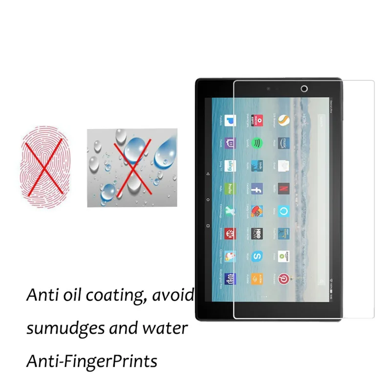 2 шт. Противоударная пленка для планшета Kindle Fire HD 10 8 2021 2020 2019 2015 HD10 Plus Защитная