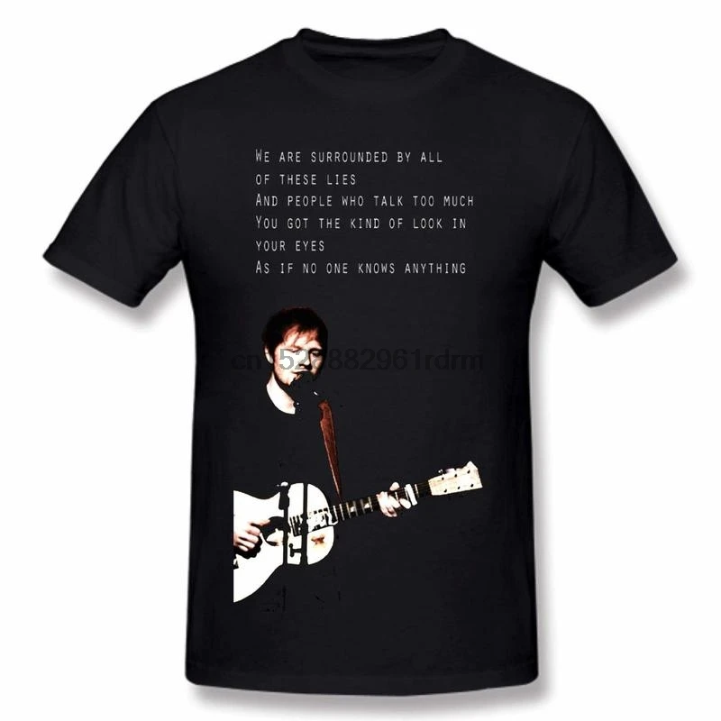 Одежда HFYTX Ed футболки Sheeran Tenerife морские песни хлопковые мужские с коротким