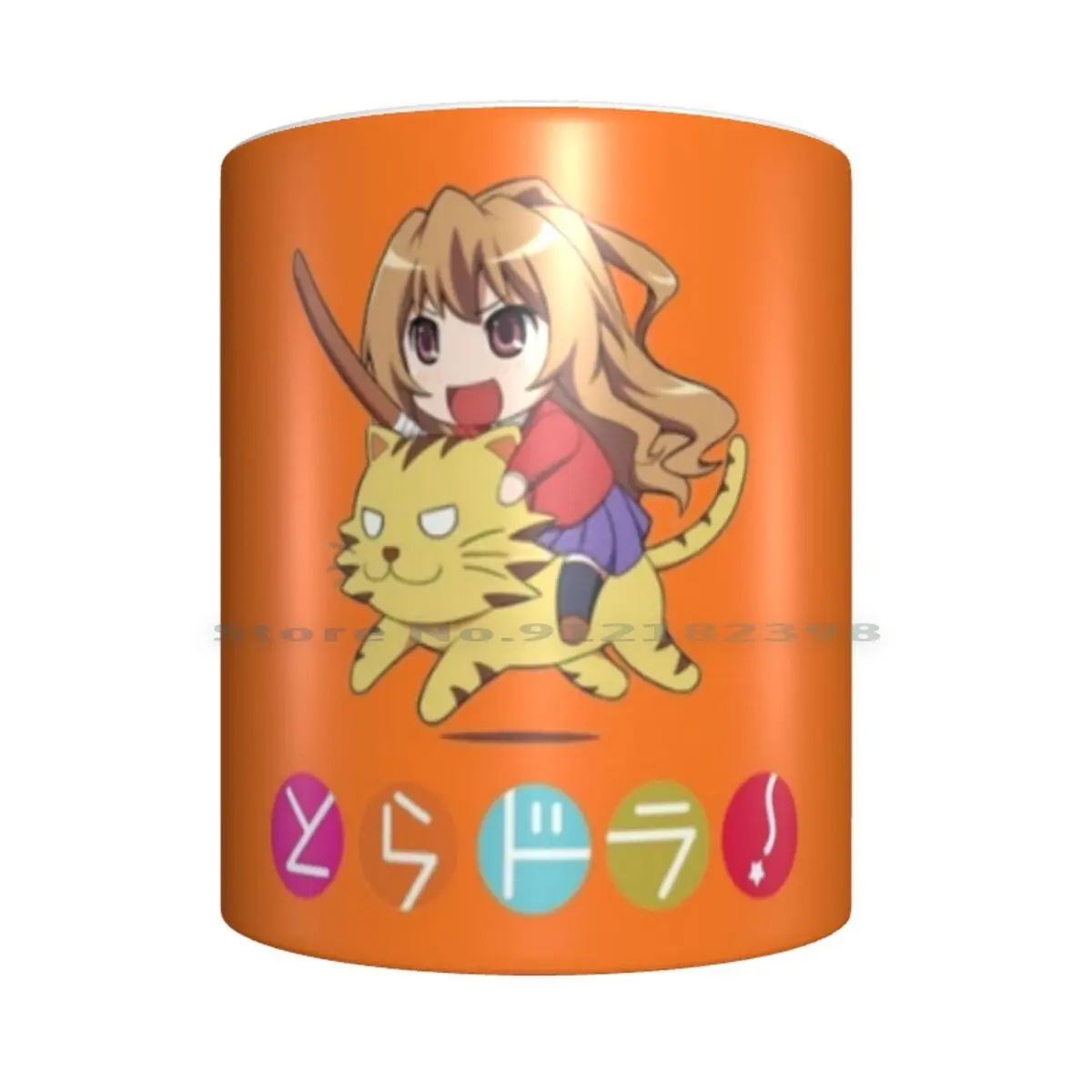 Tagia On Tiger Ceramic Mugs Coffee Cups Milk Tea Mug Toradora Kawaii Chibi Cute Funny Anime Cartoon Girls Animal | Дом и сад