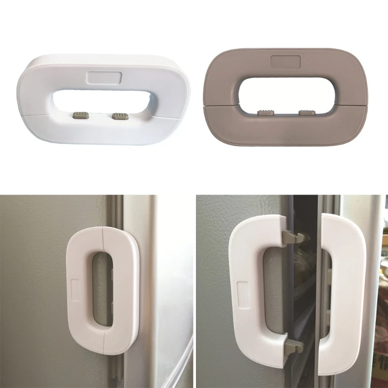 

MOLD Practical Baby Products Anti-pinch Safety Lock for Refrigerator Door Cupboard Cabinet Non-toxic ABS Hard for Babies Open