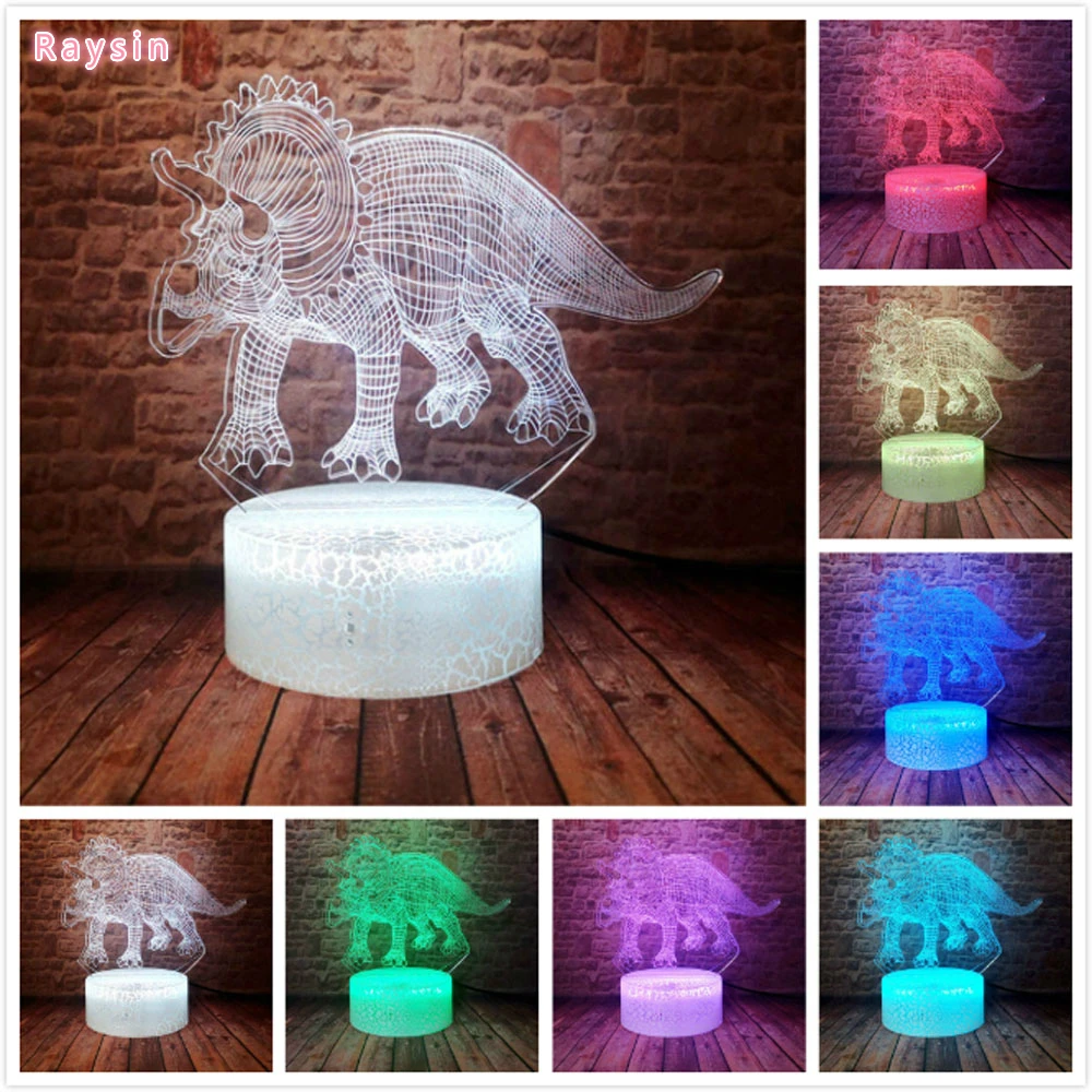 Игрушки динозавра Дикая жизнь Triceratops дракон модель фигурки дети мальчики подарок