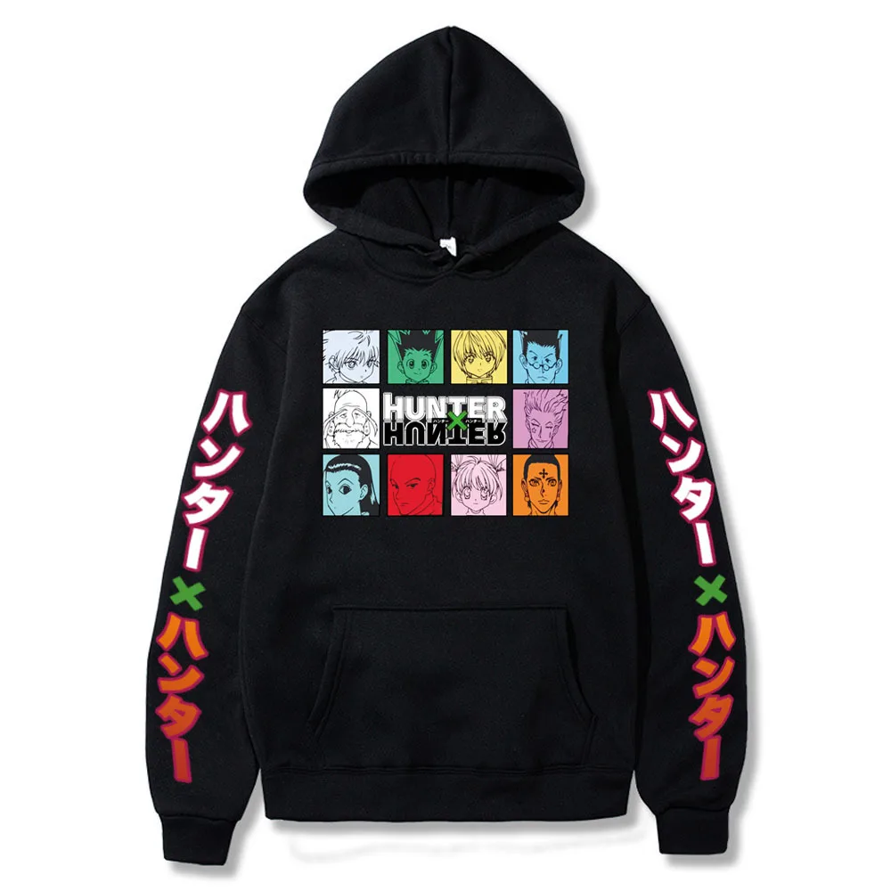 

Japanese Anime Women's Hooded Sweater HISOKA MOROW Hoodie Harajuku Full-time Hunter Anime Print Casual Hoodie