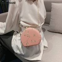 new embroidery flowers design women flap clutch evening bags gold chain shoulder bags girls handbags purses for ladies party bag