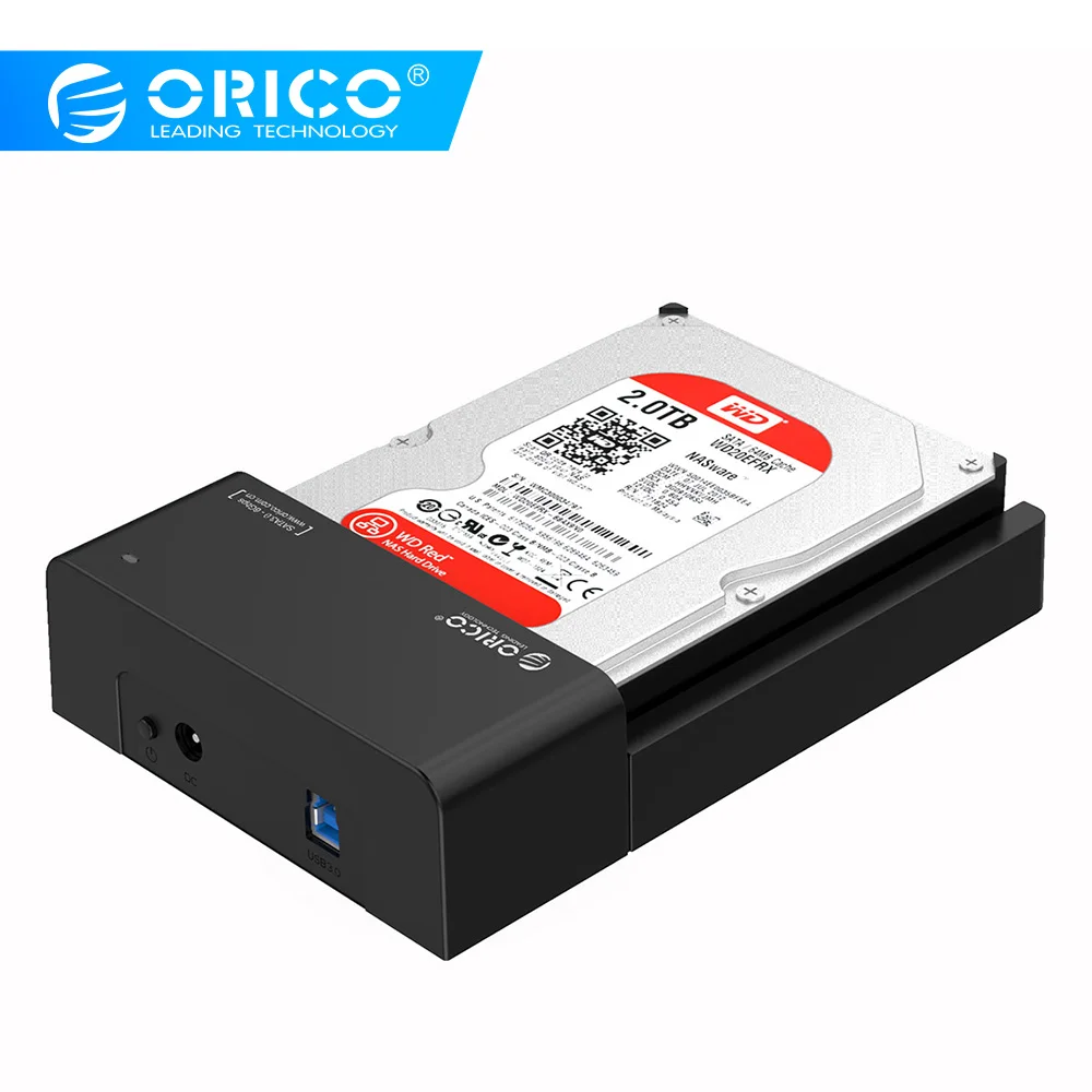 ORICO 3," без инструментов корпус для жесткого диска USB3.0 на SATA чехол для жесткого диска SSD адаптер док-станция для HDD 2,5 чехол 3,5 коробка