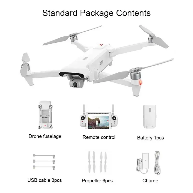 

X8 SE 2020 version 4K Camera Drone 8KM FPV 3-axis Gimbal Drone with Camera GPS 35 mins Flight Time RC Quadcopter RTF
