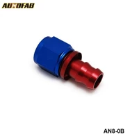 10pcslot 8an an8 straight aluminum hose end fitting oil fuel line adapter push on af an8 0b