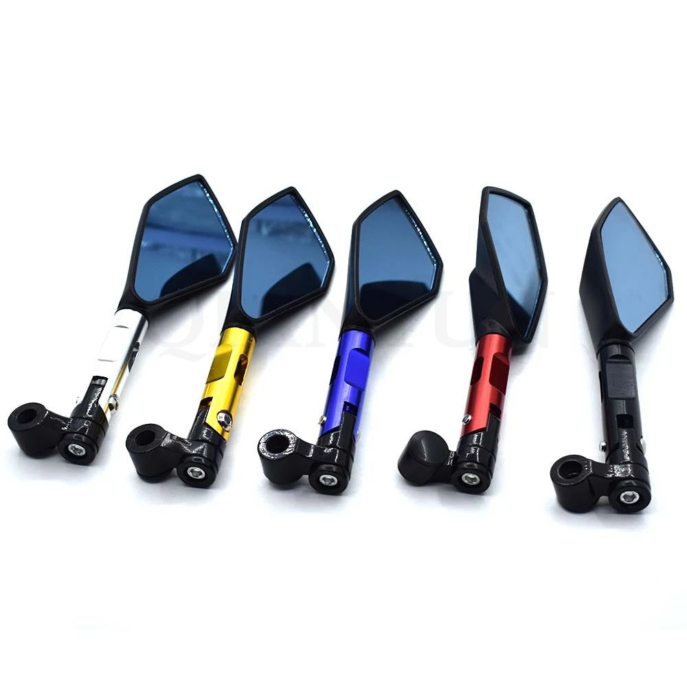 Универсальное зеркало заднего вида с ЧПУ из алюминиевого сплава синим стеклом