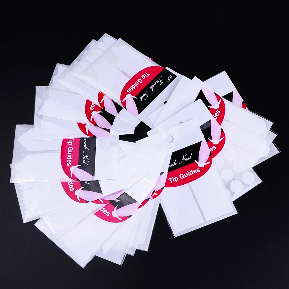 18 наклеек французские трафареты для ногтей DIY руководство дизайна Клей Дизайн